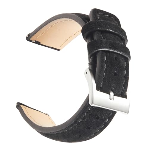 Bracelet vintage en cuir pour sangle de montre élégante de 19mm et 20mm
