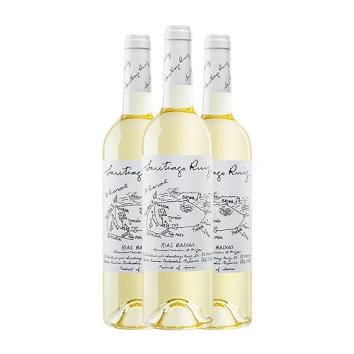 Santiago Ruiz Rías Baixas 75 cl Vino blanco (Caja de 3 Botellas de 75 cl)