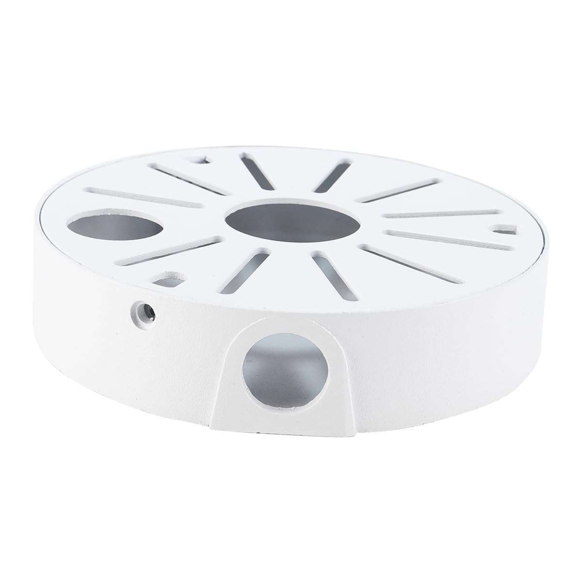 Enwye Aluminum Alloy Ceiling Mount Junction Box for 3.5 and 4.5 Inch Dome Cameras Hidden Wire Base - Image 4