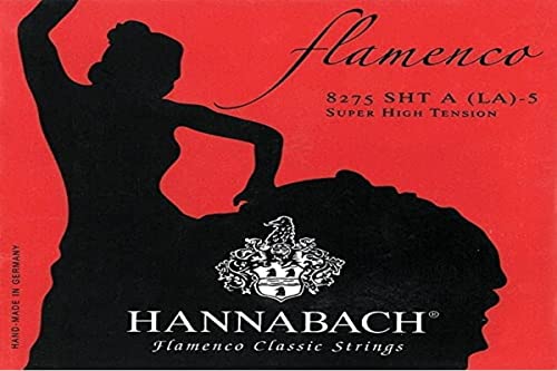 Hannabach Cuerdas Para Guitarra Clasica, Serie 827 Tension Muy Alta Flamenco Classic - Juego 3 Cuerdas Graves Re4+La5+Mi6 Cover