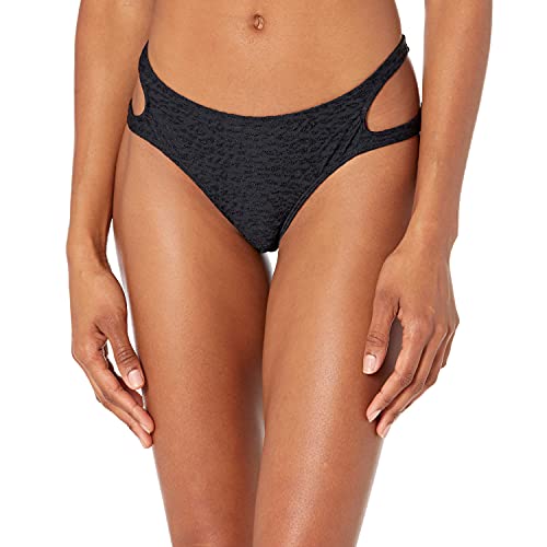 Body Glove Women's Standard Fun Fuller Coverage Bikini Bottom Swimsuit, Panther Print, Large #TOP17