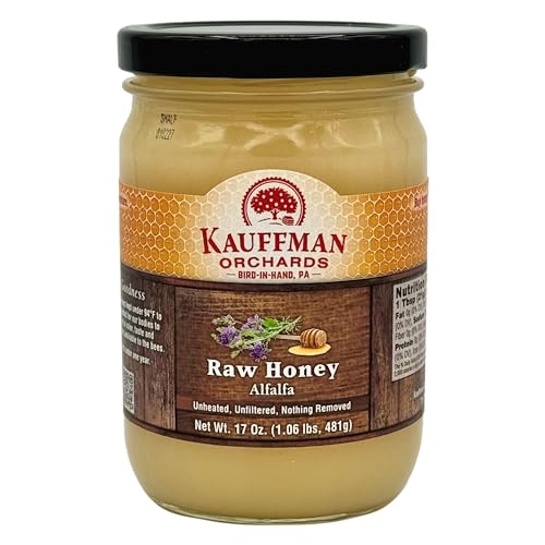 Miel de Alfalfa Cruda Kauffman Orchards 17 oz