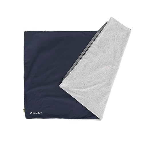 Doctor Bark Country Kissen Cover - Überzug Für Country Hundekissen L - Flauschige Fleece-Liegefläche - Waschbar - GreenLabel (Cover - L, Königsblau)