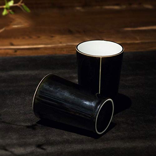 Taza de café, tazas de café de colores - Té de gres de cerámica, tazas Taza de cerámica Taza de oficina Taza de reunión Taza de té Hospitalidad en el hogar Taza de té Taza de porcelana Tazas de café
