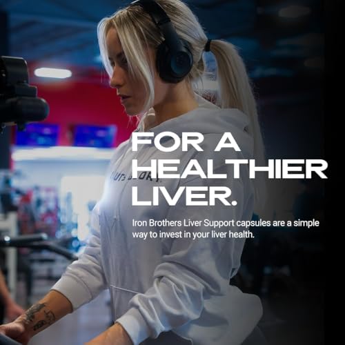 Iron Brothers Supplements Liver Cleanse Detox & Repair Supplement - Liver Detox with Dandelion Root, Milk Thistle & Zinc for Healthy Liver Function & Liver Support for Men & Women | 60 Capsules