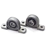 Lysee 3D Printer Parts & Accessories - 2Pcs Pillow Block Cast Housing 8 x 20 x 6mm Insert Ball Bearing for 3D Printer UY8 - (Color: Silver)