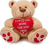 CaseTank Valentines Day Gifts for Her Kids: 10 Inches Teddy Bear Funny Cute Stuffed Animal Plush Present, Valentines Day Birthday Gifts for Him Women Girlfriend Boyfriend Wife Mom Fiancée
