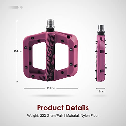 Pedali per mountain bike in nylon, superficie