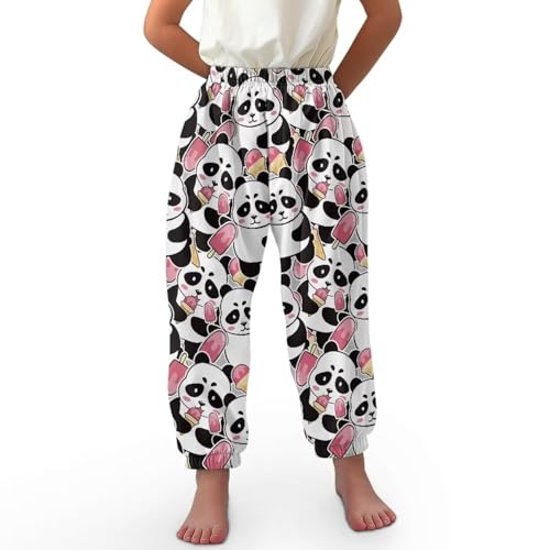 Unisex Kids Harem Pants Soft Active Party Bloomers Girls Slim Fit Moisture Wicking Pants Gym Loose Casual Trousers