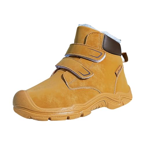 IWIHMIV Toddler Winter Shoes Toddler Boy Winter Boots Boys Girls Warm Snow Boots Outdoor Hiking Shoes Sneakers Non Slip Boots