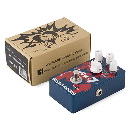 Caline Electric Guitar Effects Lucky 7 Digital Guitar Effect Pedal 7 Modes Aluminum Alloy Housing Cp-38 #TOP5