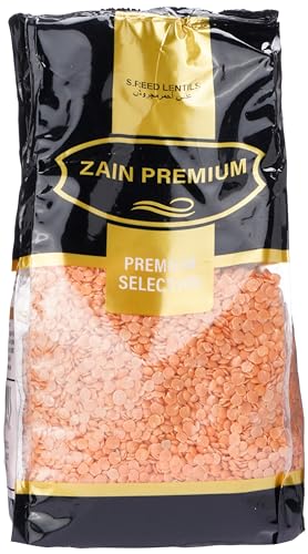 عدس احمر مجروش من زين وزن 800 جم