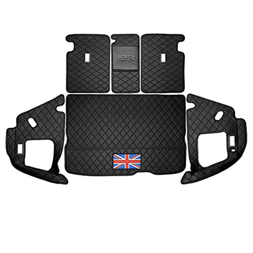 Tapis de coffre voiture en cuir noir pour Mini Cooper F56 protection coffre