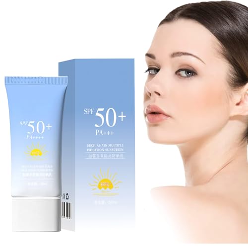 Crème Solaire SPF50+,Lotion Solaire Hydratante,Lait solaire activateur de bronzage Protect,Crème Solaire avec Protection Solaire UVA/UVB,Réduit les Rides,Résistant à l'Eau (1PCS)