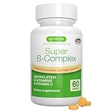 Igennus Super B-Complex Methylated B Vitamins - Sustained Release, Clean Label & High Absorption, with 5-MTHF Folate & Methyl B12, Energy, Mood & Cognitive Performance, Lab Verified, 60 Small Tablets