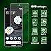 Heenjer 2 Pack for Google Pixel 7a Screen Protector, Tempered-Glass, Micro-curved Edges, Case Friendly, Bubble Free, HD Clear, Easy Installation
