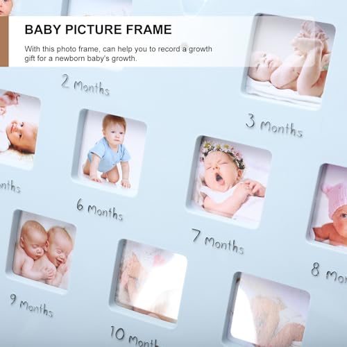 Cadre photo bébé cœur Healifty lumineux pour décorer la chambre de votre nouveau-né - 6