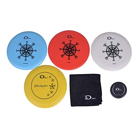 Disc Golf Set,Starter Disc Golf Set, 4 pcS disc Set Cover