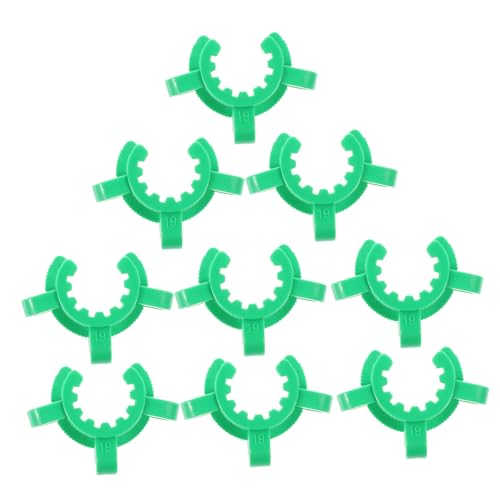FUNOMOCYA 12pcs Laboratory Keck Clamp for Laboratory Glass Taper Joints Clamps Plastic Clamp Mounting Clips