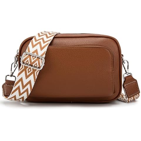 Sac à Bandoulière LUXCAELY Marron Cover