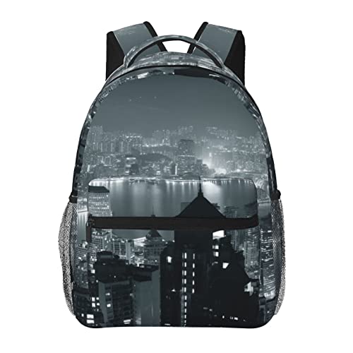 Sac à dos de voyage noir pour filles et garçons idéal pour les sorties