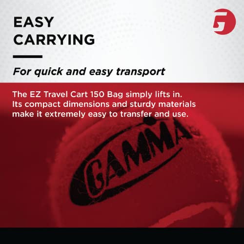 image for GAMMA Sports EZ Travel Cart, Tennis & Pickleball Hopper, Padel, Portab