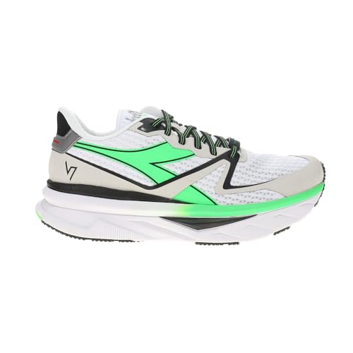 Diadora Mens Atomo V7000 Running Sneakers Shoes - Green, White - Size 13 M