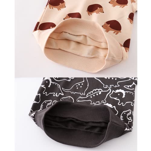Image of Toddler Boys Crewneck Sweatshirt, Cotton Long-Sleeve Pullover Cartoon Print