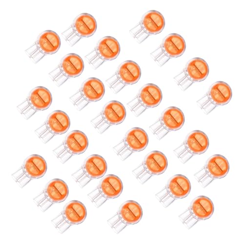 Homoyoyo Terminales de Cable de Red y Teléfono 200 Pcs, Conector Rj45 y Conector Uy para Empalme Seguro, Aislante y Resistente a Humedad, Tamaño Compacto para Uso Industrial y Eléctrico
