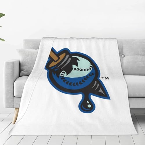 XRPUONG Tulsa Drillers Fleece Blanket, Very Soft Microfiber Flannel Blanket for Couch Warm and Cozy for All Seasons