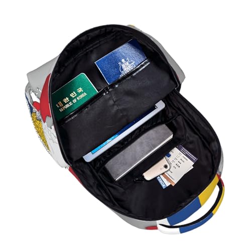 Mochila de Rumanía clásica y resistente con mapa para viaje y equipaje 5