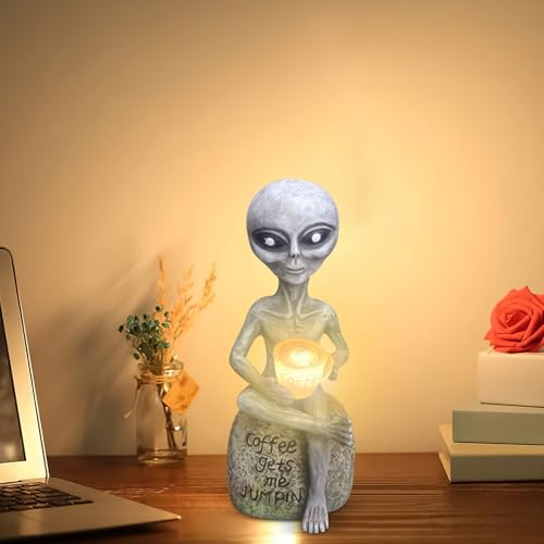 Figurine Alien décoration extérieure résine pour aménagement paysager jardin - 8