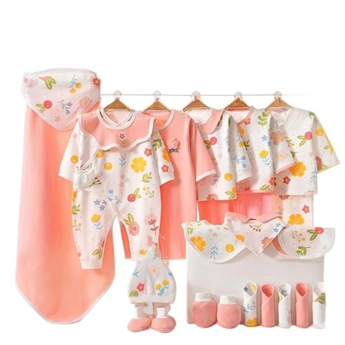 Newborn Baby Girl Clothes Essentials Set (28 Pcs)