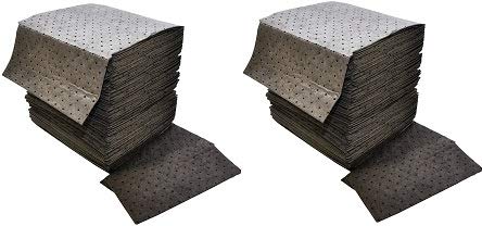 Spilfyter DB-75 Gray Universal Sorbent MRO Double Weight Absorbent Pad, 18