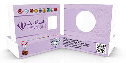 Image of Arihant Gems & Jewels Original 7 Mukhi Nepali Rudraksha Metal Bracelet for Men & Women | Lucky Wealth & Prosperity | Adjustable Spiritual Bracelet.