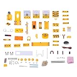 Boîte de rangement portable : les composants de ce kit de découverte électrique de base sont soigneusement disposés dans une boîte de rangement à double couche avec des compartiments personnalisés.La disposition systématique permet un accès facile aux pièces telles que les panneaux solaires, les rhéostats coulissants et les boussoles pour une utilisation en classe ou à la maison.