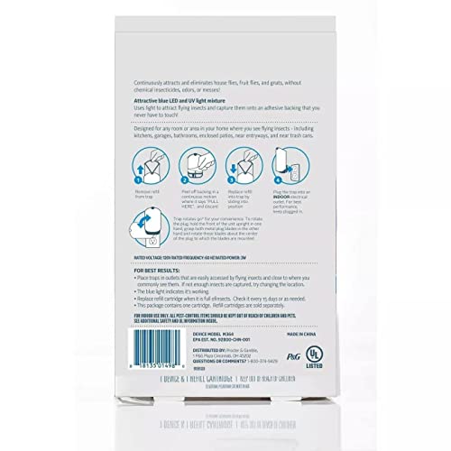 Electric Flying Insect Trap Starter Kit - Zevo | Mosquito Killer| Fruit Fly Trap | Uv Light Attracts Insect | #TOP2