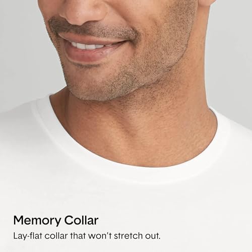 Tommy John Men's High V Neck Undershirt, Second Skin Fabric, Slim Fit T-Shirt with Stay Tuck Design4