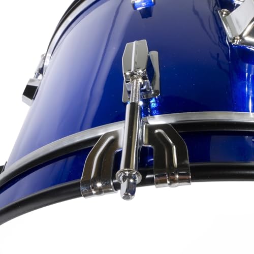 image for Mendini By Cecilio Kids Drum Set, 3 Piece Junior Drum Set for Beginner