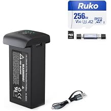 Ruko R256G MicroSD Card and U11MINI 4K Drone Replacement Battery