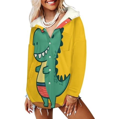 Manteau polaire femme contre le froid d'hiver veste jaune chaude mi-longue à capuche douce