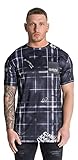 Gianni Kavanagh Black Camden Print tee T-Shirt, XS Men's