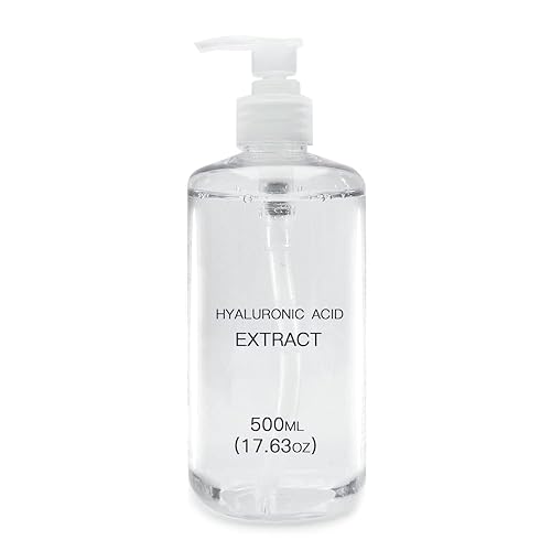 Suero de ácido hialurónico para cara y piel, esencia hidratante libre de 17.63 onzas, experimenta una hidratación duradera con ácido hialurónico de