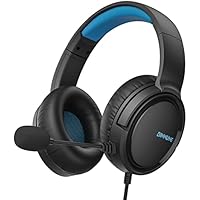 BINNUNE Cascos Gaming, Auriculares Gaming con Micrófono, Premium