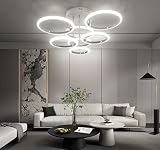 OUQI LED Ceiling Light Fixture Stepless Dimming 2700K-7000K Flush Mount Modern Ceiling Light Close t