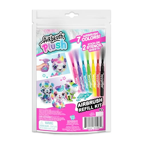 & 2 Stick-on Stencil Sheets &ndash; Refill Kit For Airbrush Plush Creations