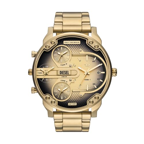 Diesel Reloj Analógico para Hombres de Cuarzo con Correa en Acero Inoxidable DZ7490