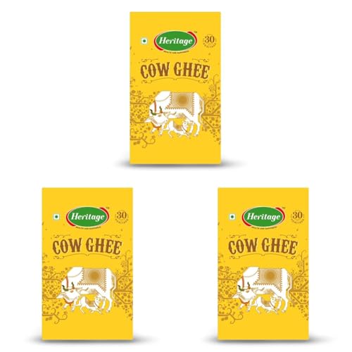 Image of HERITAGE COW GHEE 1l liter CEKA PACK (Pack of 3)