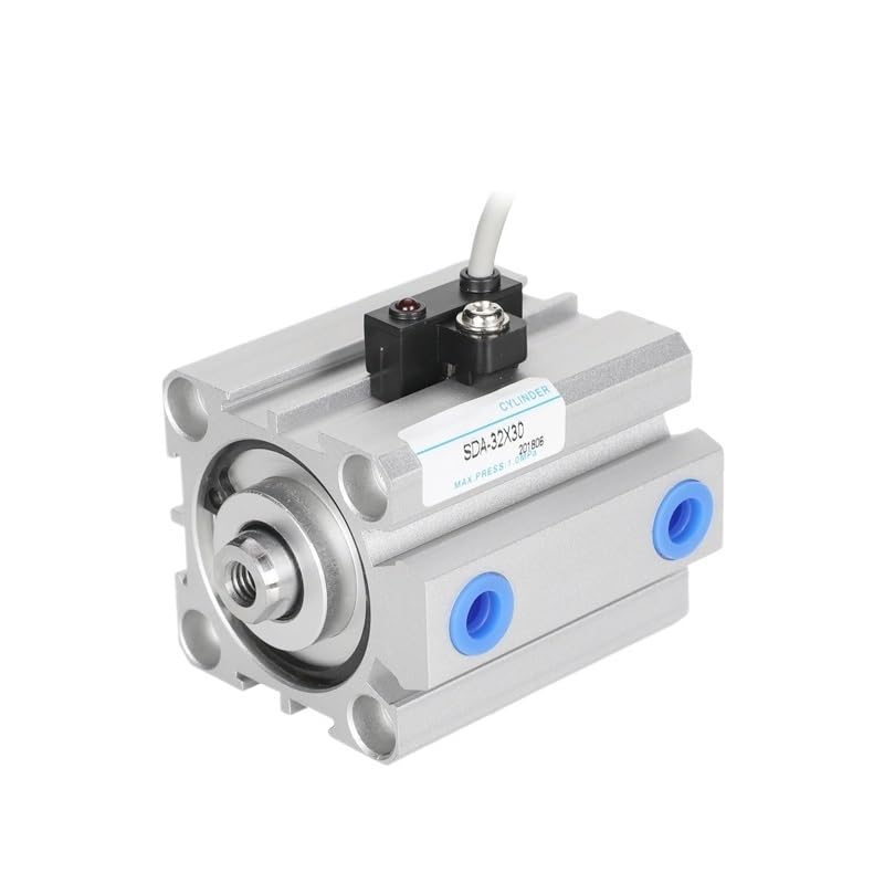 Cilindro neumático de doble efecto compacto SDA con pistón de 50mm 7