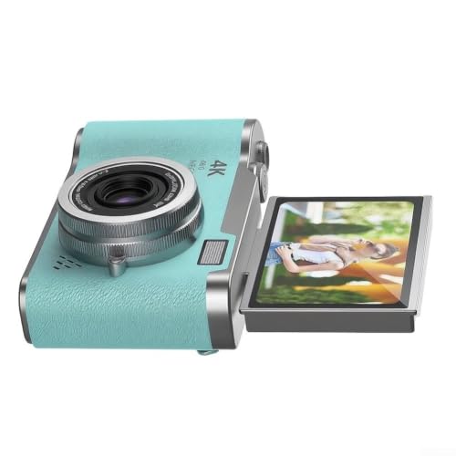 Cámara digital 4K de 48MP con pantalla giratoria para creadores de contenido y vlogs en ruta 3